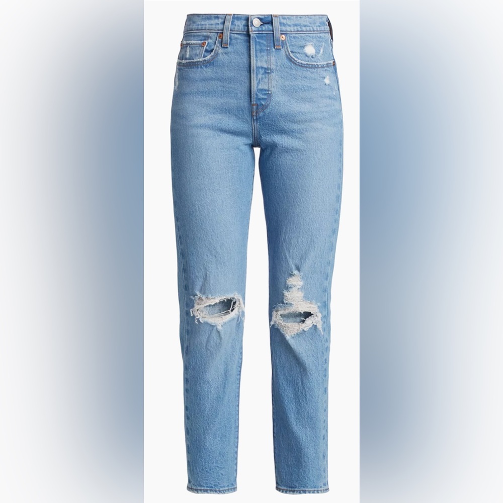 Levi’s Wedgie Skinny High Rise Jeans Size 27 Levi’s Distressed Jeans Destroyed